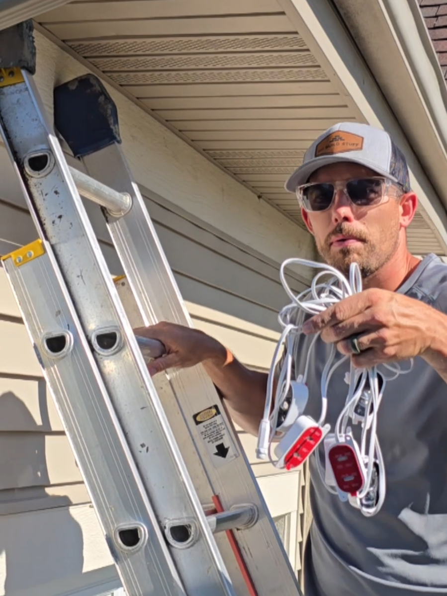 One setup works for any holiday Use code: GOVEEPRISM to get 10% off #goveepermanentlights #houserenovation #homeimprovement #homedecor #DIY 