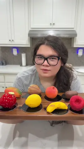 Trying the most beautiful pastries #mukbang #janemukbangs #viral  #fruitpastries #TartsdeFeybesse 