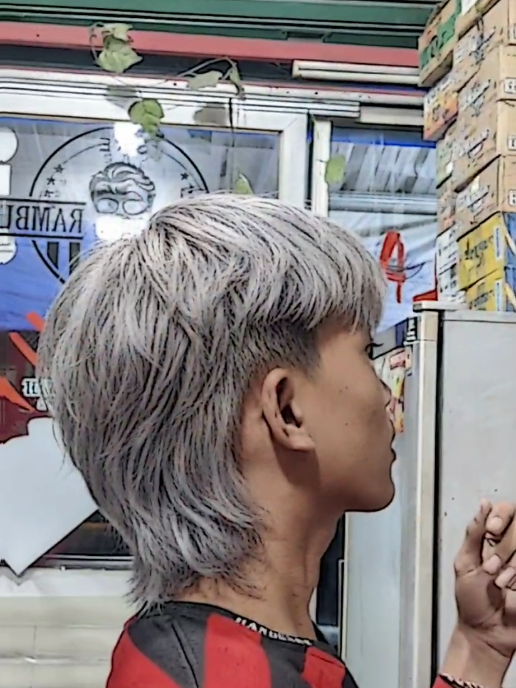 keterampilan mullet x ashblonde #mullethairstyle#mullethaircut#tirtadutamullet 