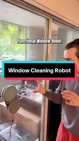 This window cleaning robot seriously works, and it’s insane how far technology has come. So simple, future videos to come. It’s 57% off right now! #windowcleaner #robotcleaner #ai  