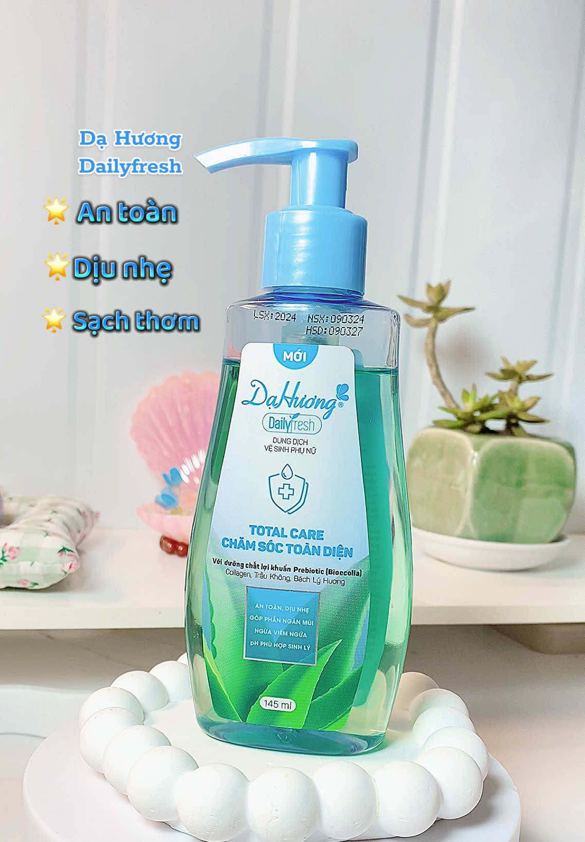 Dung dịch vệ sinh phụ nữ dạ hương mẫu mới #review #unboxing #dungdichvesinhphunu #dahuong #muataitiktokshop 