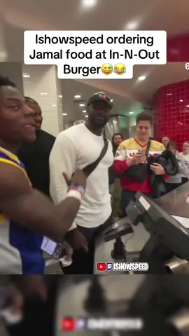 Ishowspeed ordering Jamal food at In-N-Out Burger😅😂 #fyp #ishowspeedlive #ishowspeed #ishowspeedyt #youtube 