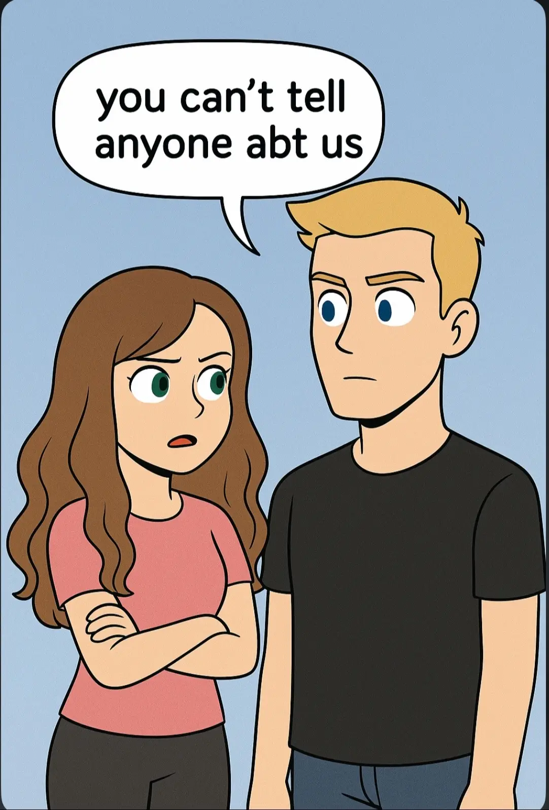 i found the love of my life #cartoonstory #fyp #bf #Relationship #happyrelationship 