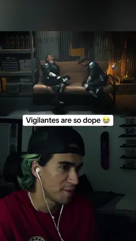 Vigilante best character in the show #xelvaz #reaction #peacemaker #dc 