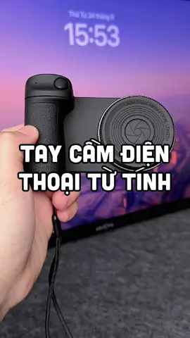Tay cầm điện thoại từ tính hỗ trợ quay chụp