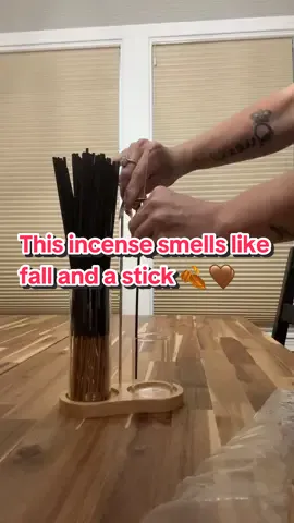 Affordable, viral, fall incense sticks 🍂 Brazilian waves sent with pistachio, salted caramel and vanilla. The fall home fragrance you need. ##fallscents
