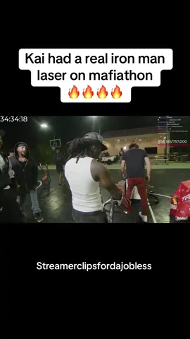 Yooo thats soo lit 🔥  #kaicenat #streamers #mafiathon3 