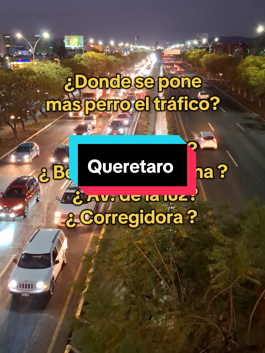 Donde se pone mas dificil el tráfico en Queretaro ?  ¿o en tu ciudad ?  #trafico#queretaro#humor 