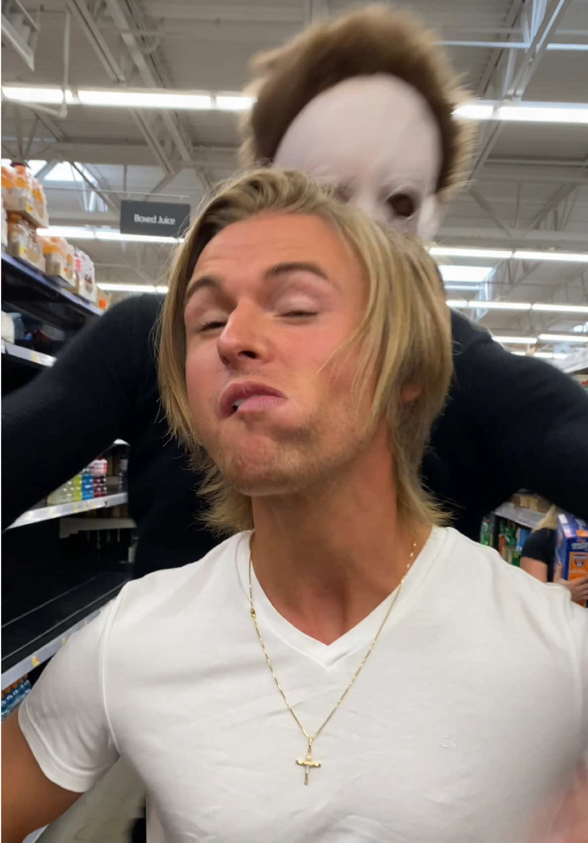 Replying to @morgancsfshd Save Yourselves!! Part 8 😱😂 #public #michaelmyers #cereal #halloween #waitforit 