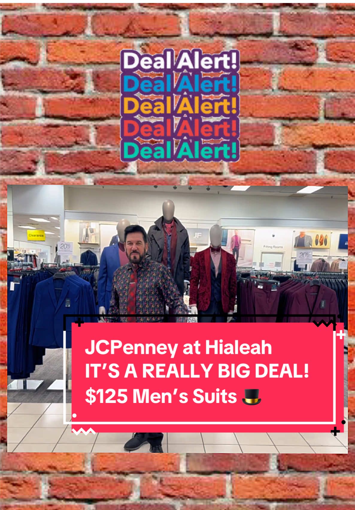 Este fin de semana, solamente en JCPenney: Trajes de Hombre a solamente $125, en estilos para todos! Visitenos en Westland Mall, Hialeah donde nuestro equipo lo ayudarán a encontrar ese outfit que lo hará deslumbrar en toda ocasión! ✨ #yesjcpenney #hialeah #mensfashion #suits #bigdeal 