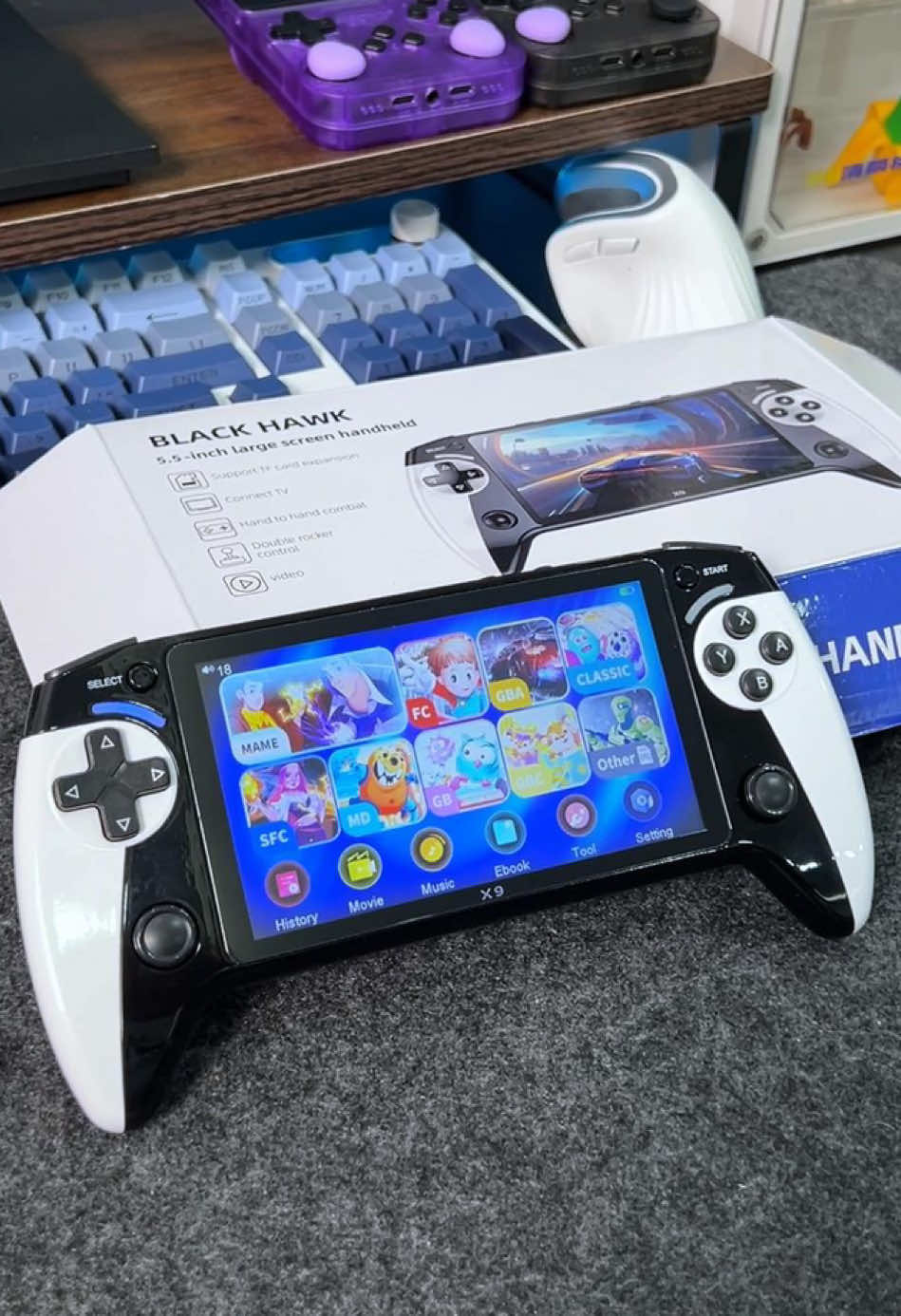 Offline games gift #retrogaming #gameconsole #handheld #tiktokshopsummerturnup #spotlightfinds    