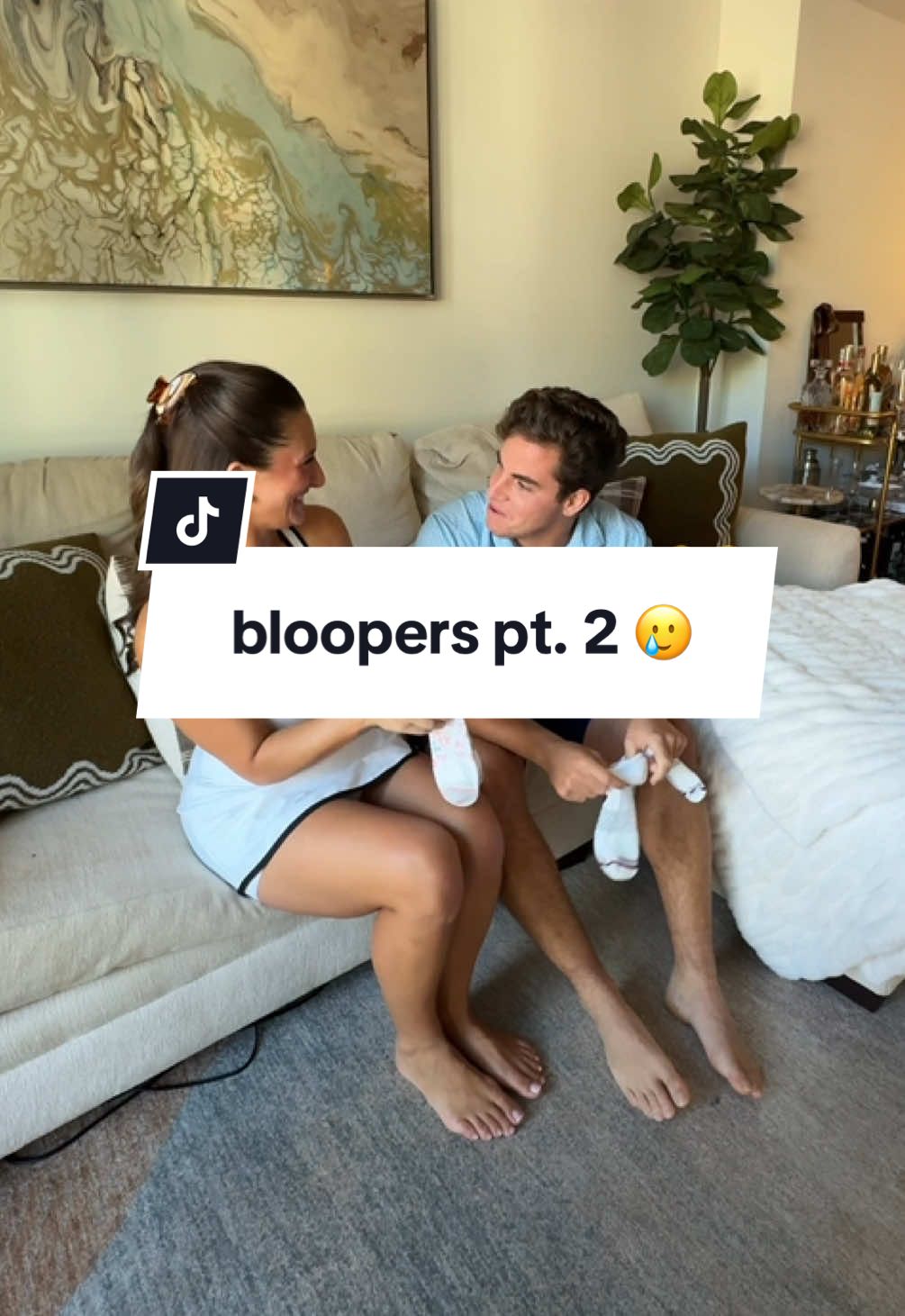 Replying to @CHRISTINA gbless a supportive husband #bloopers #funny #couples #bts #behindthescenes 