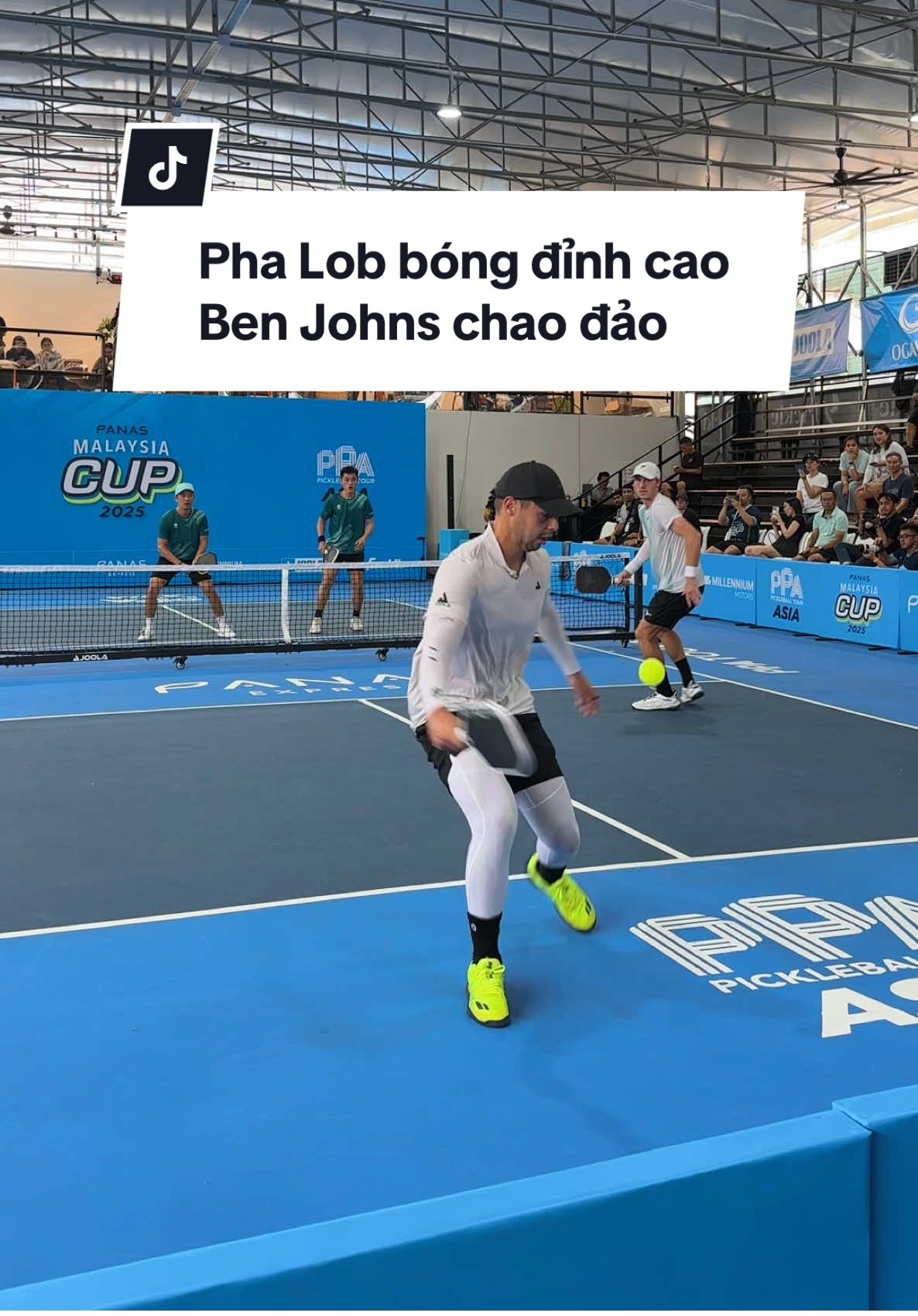 Vinh Hiển tung cú lob chiến thuật khiến cả Ben Johns – tay vợt số 1 thế giới cũng phải chao đảo! #pickleball #sypik #pickleballhighlights #sypikavatarpro 