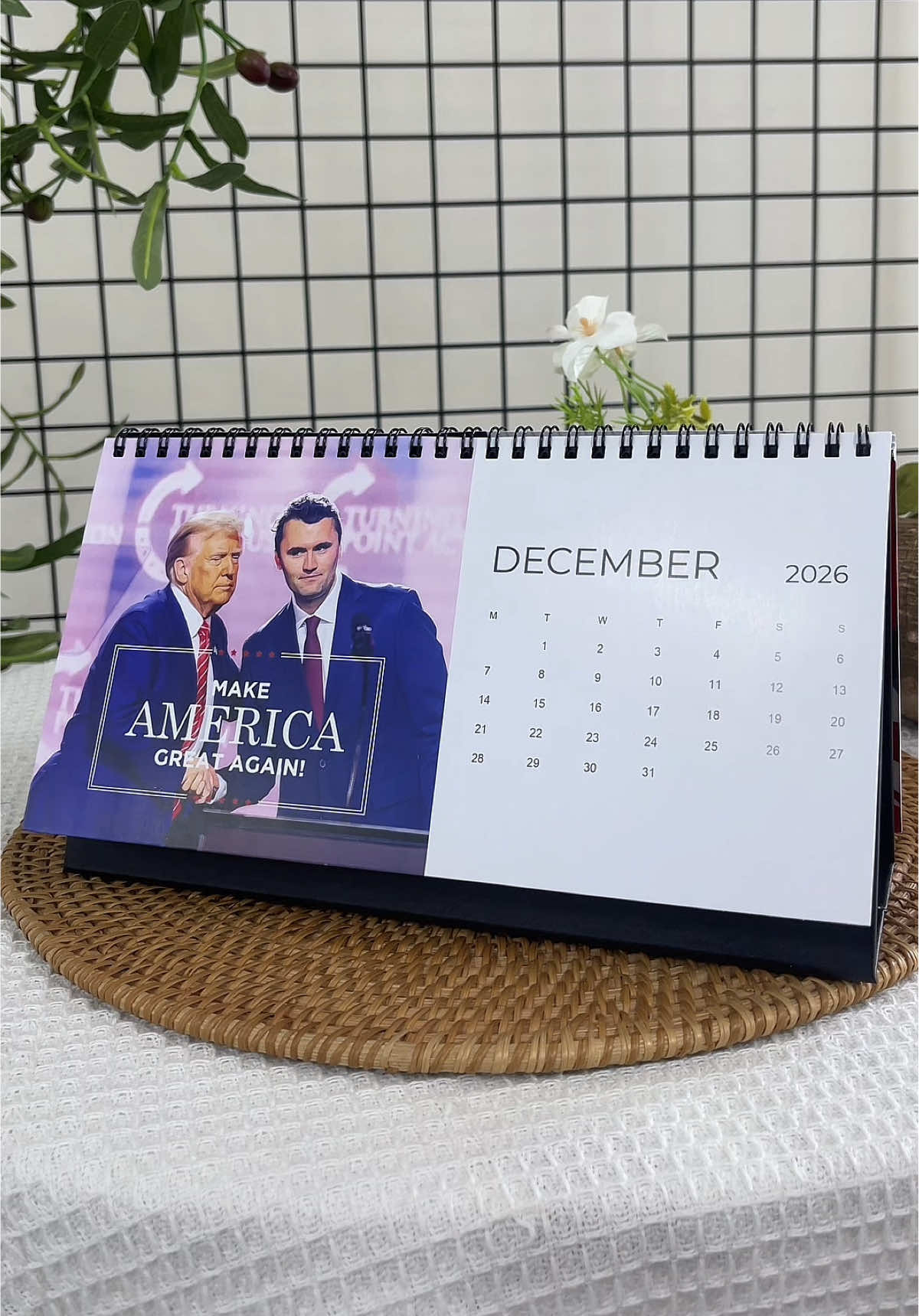 He's still with you like this calendar, quietly marking every moment by your side🖤 #calendar2026 #freedom #america #fyp 