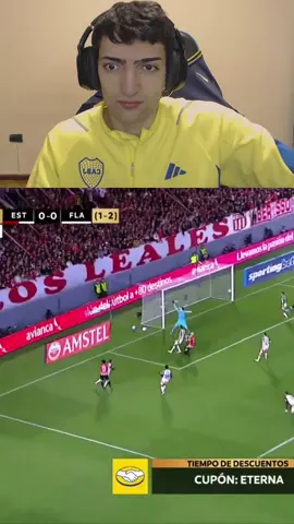 gol de benedetti a flamengo #estudiantes #flamengo #benedetti #reaccion 