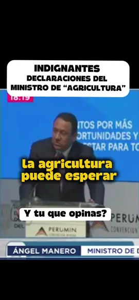 👇🏿👇🏿DEJA TU OPINIÓN AQUÍ 👇🏿👇🏿 . . . . LA AGRICULTURA NO PUEDE ESPERAR😡 . LA PEQUEÑA Y MEDIANA AGRICULTURA PERUANA ESTÁ EN CRISIS DESDE HACE MUCHOS AÑOS, NO TODO ES AGROEXPORTACION❗️ . . . 📰DECLARACIONES EN PERUMIN 2025  . #Café #caféperuano #noticia #perú #specialtycoffee #cafesazo #consumelocal #coffee #kaffa #productordecafé #agricultor #caficultura #cafédeespecialidad #agua #sostenibilidad #coffeelover #elcafeteador #vasacaernoescafé #ministrodesgricultura 