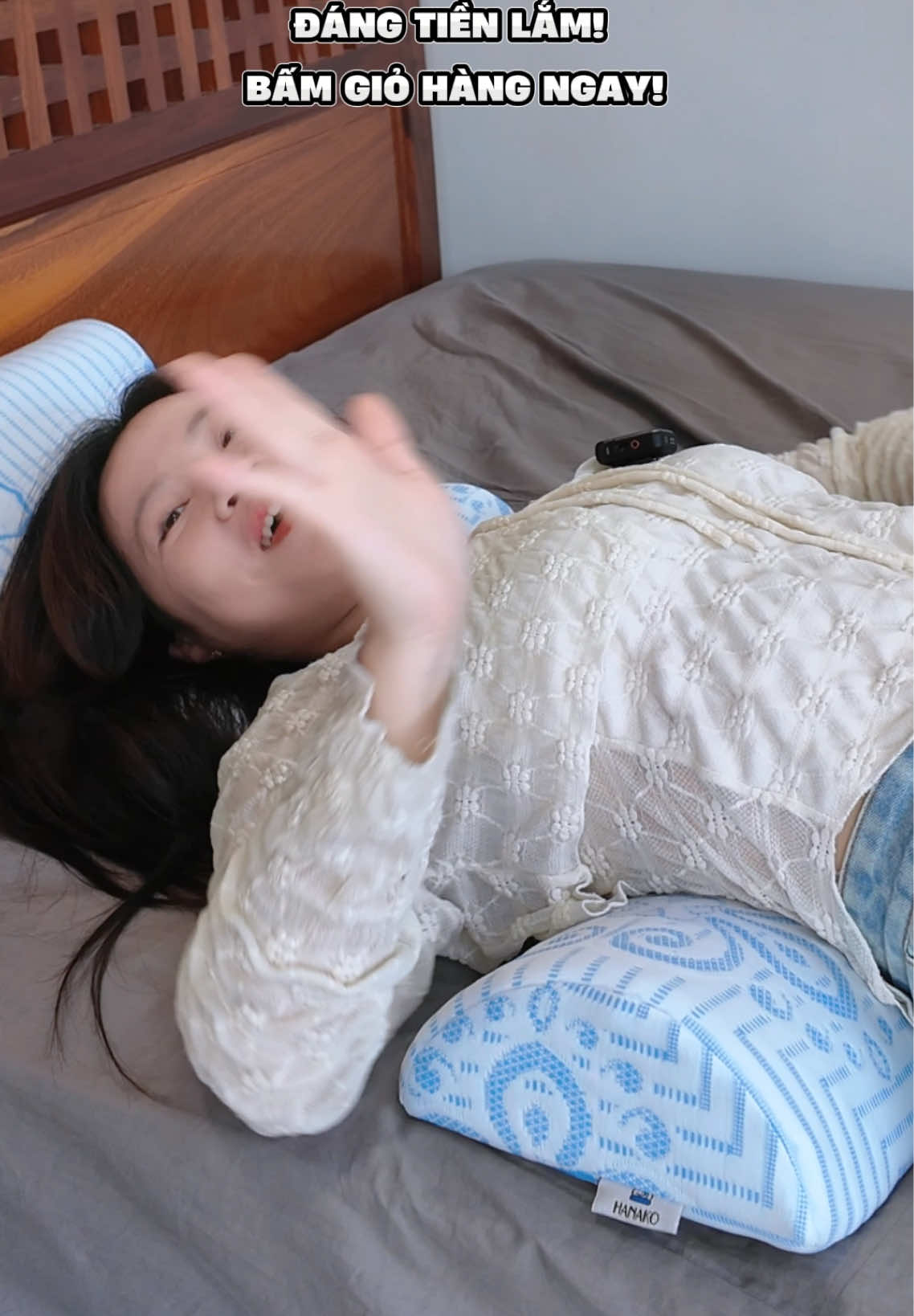 gối kê lưng Hanako - nâng niu từng đốt sống #hanako #viral #goikelung #thoatvidiadem #goikedanang 