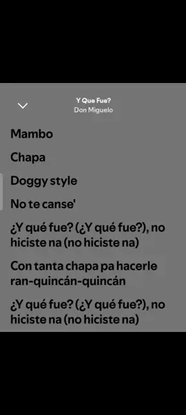 Y Que fue?-don miguelo Full lirik #YQuefue #donmiguelo  #music #liriklagu #fyp 