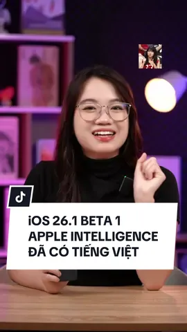 Apple intelligence đã hỗ trợ tiếng việt từ iOS 26.1 rồi anh em #khocongnghe #thanhcongnghe #iphone #ios #ios26 