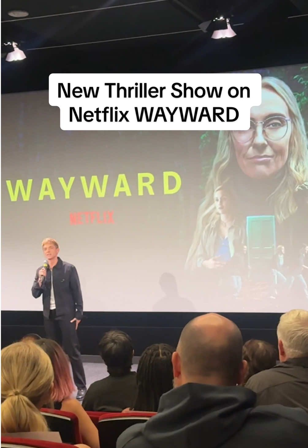 Such an amazing time at the @Netflix screening of Wayward! One of the best psychological thrillers I’ve seen in a long time! 📺 #wayward #netflix #maemartin #mystery #shows 