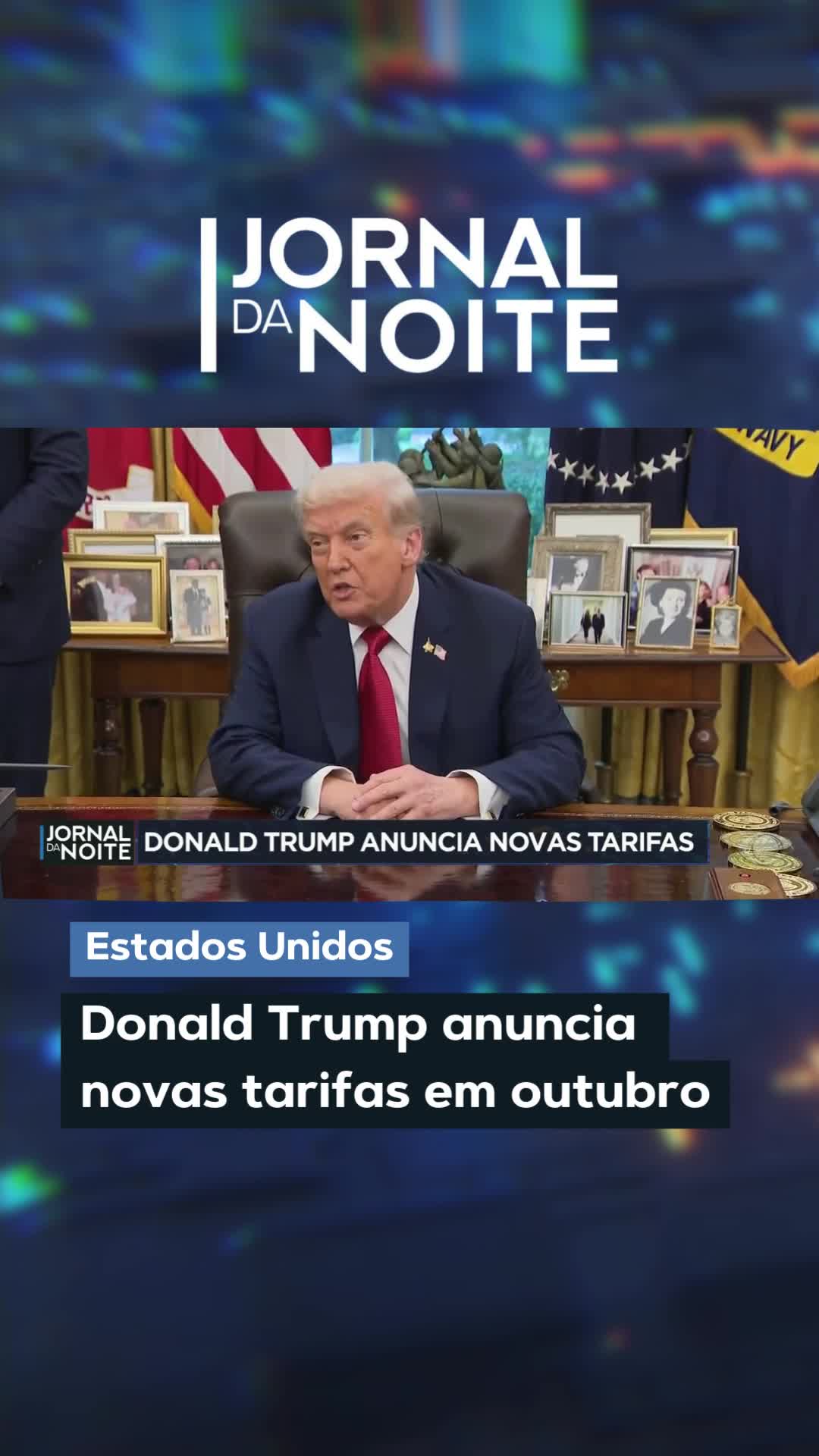 O presidente Donald Trump anunciou nesta quinta-feira (25) que os Estados Unidos vão impor novas tarifas a partir de primeiro de outubro. A medida vai atingir importação de produtos farmacêuticos, caminhões pesados, móveis e artigos de cozinha e banheiro. A justificativa seria proteger os fabricantes locais diante do que Trump chamou de 