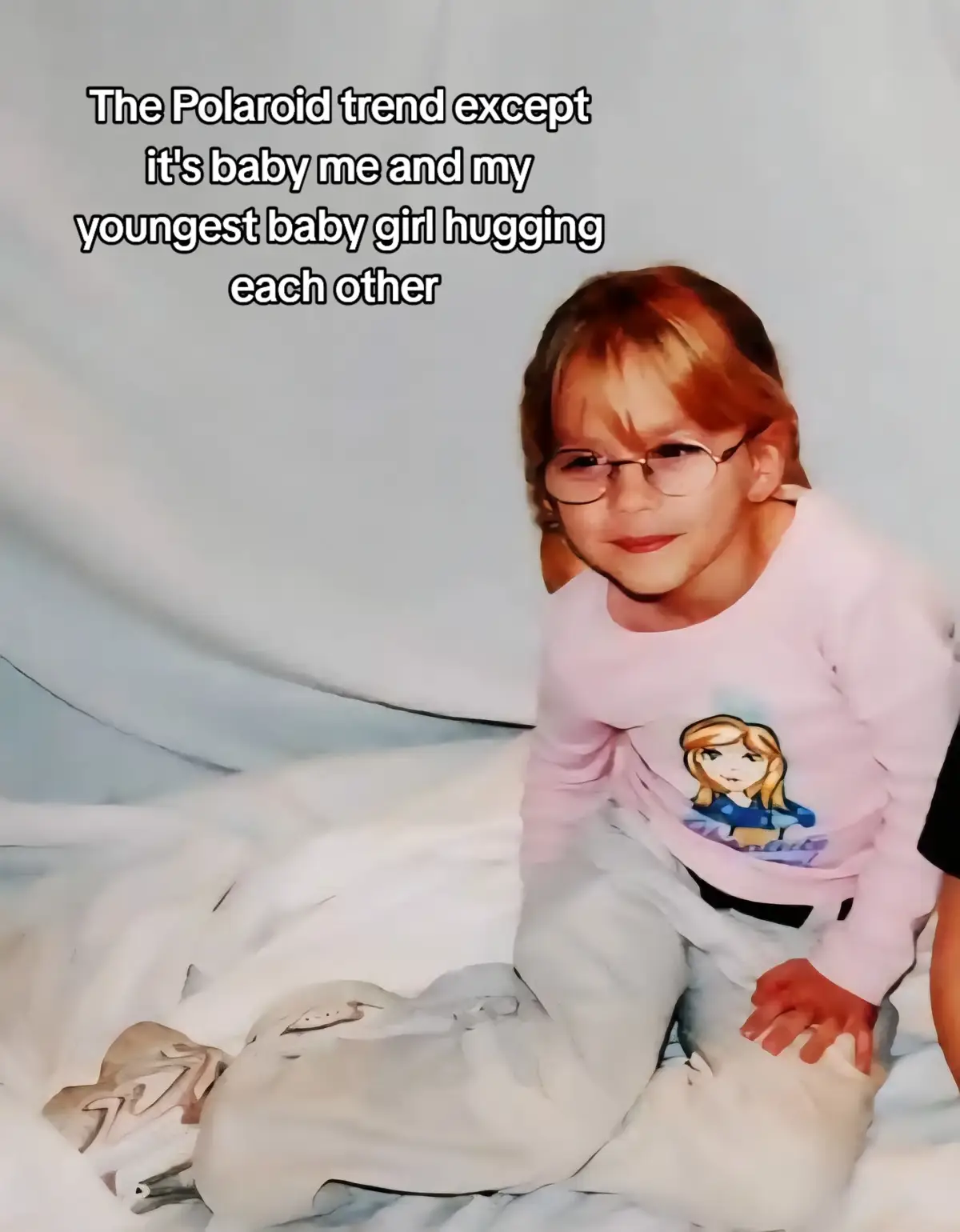 I'll always love this trend. How sweet  #polaroid  #gemini #babygirl #ai #fyp