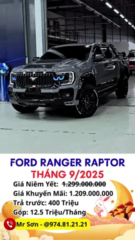 GIÁ FORD RANGER RAPTOR 2025 MỚI NHẤT #fordlongkhanh #fordrangerxls #ranger #bantai #raptor #wildtrak