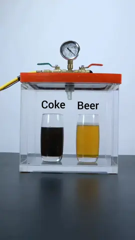 Coke &Beer vs Vacuum #vacuum #experiment 
