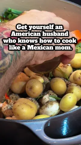 Sometimes I feel like he’s more Mexican than me 🤣🥰 #couples #couplegoals #queercouple #gaytiktok 