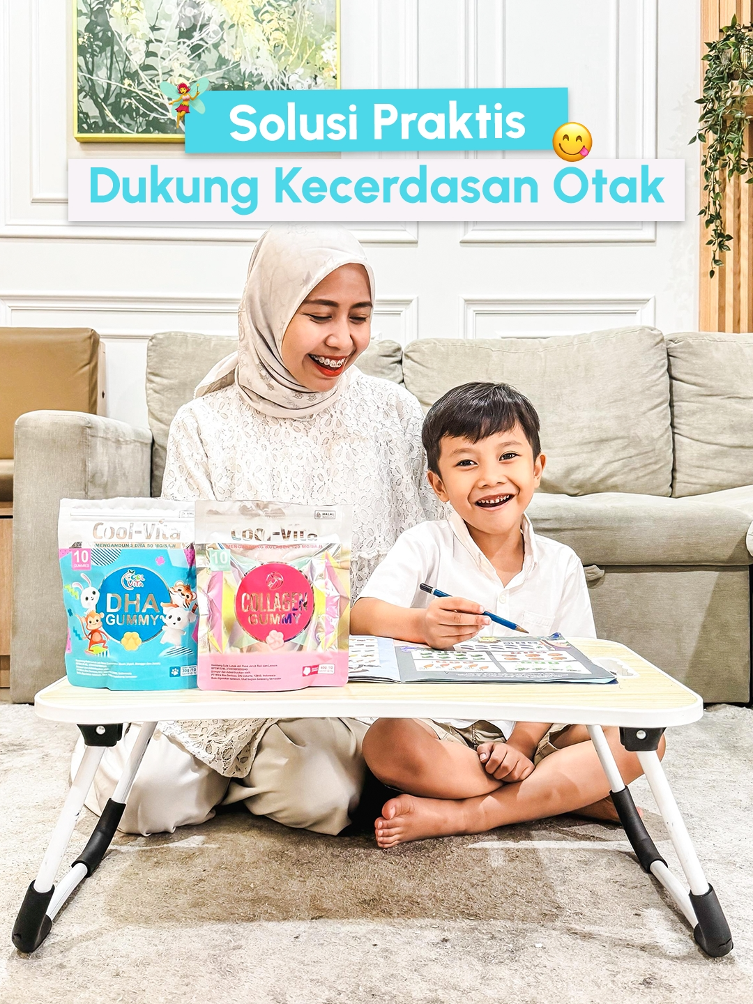 Ternyata ngasih asupan DHA dari kecil itu banyak banget manfaatnya, lho!Selain bisa bantu perkembangan otak dan mata, juga bisa bantu meningkatkan keseimbangan emosi jadi lebih stabil😊 #Coolvita #DHAGummy #VitaminOtakAnak #KurangDayaTangkap #SusahFokus #DiskonAKhirBulan #GajianSale #CoolvitaCollagen #CollagenGummy #UntukSehatmuCoolvitaDulu