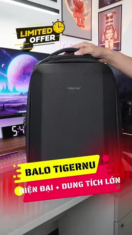 Chống sốc ok phết, ba lô doanh nhân Tigernu có thể mở rộng thành 1 cái vali mini @Tigernu #balonam #balo #balolaptop #balodilam 