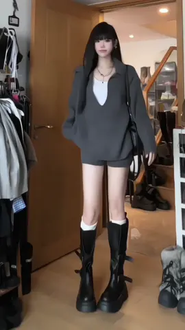 Sét 3 món len tăm dài tay cá tính #setdonu #setdoxinh #setlentam #phoidoxinh #xuhuong 