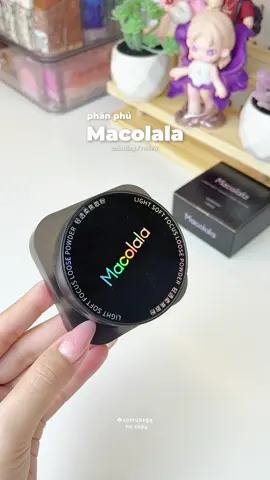 phấn phủ lâu trôi và kiềm dầu Macolala #phanphu #phanphukiemdau #macola #makeup #thaothichriviu 
