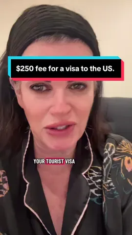 Starting October 1 when you apply for a tourist visa basically any non-immigrant visa you’re going to have to pay a $250 fee. This fee will be returned if you depart the United States on time if you don’t depart the United States on time you’re gonna forfeit that feeand the Trump administration is working diligently to track visa overstay and deport them #VisaFee #visa #BreakingImmigrationNews #USVisa