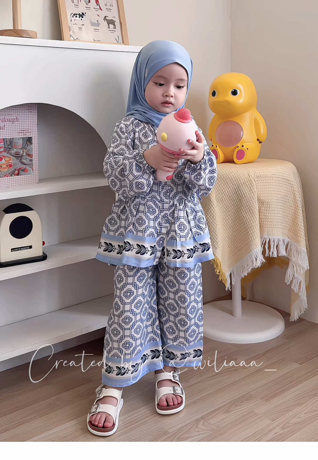 Masyaallahtabarakkallah 🩵 #setelan #setelananak #setelanrayon 