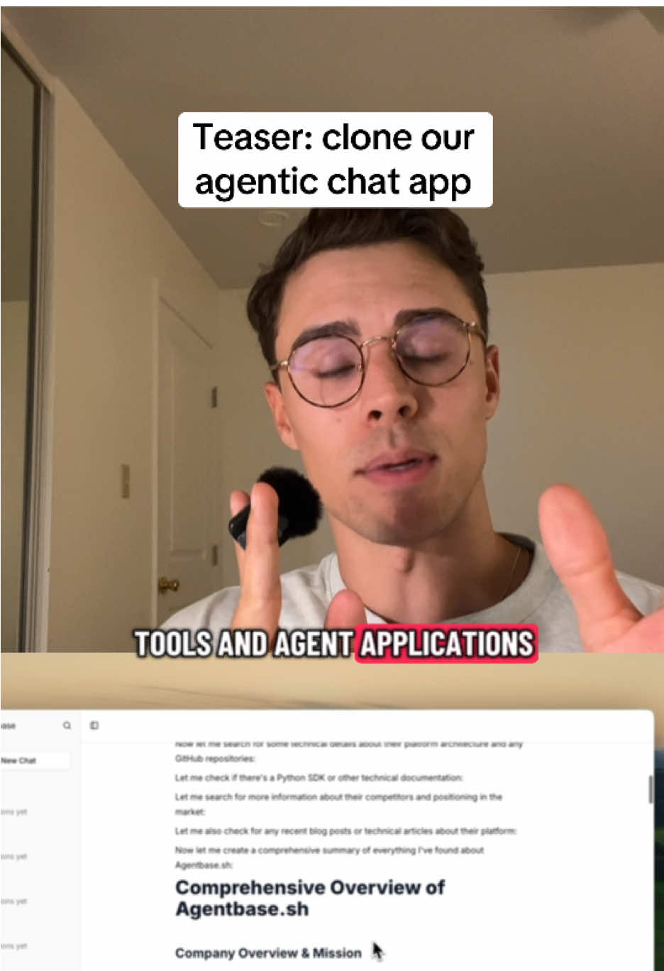 We’re going to be releasing an open source project for people who want to create their own magenta chat applications. It’s going to be powered by the AgentBase, SDK and platform. You can then easily brand this and customize it for your internal agent, workflows and tools.  We don’t use an AI framework and we offer you all of the infrastructure and serverless platform.  forgive my terrible analogy at the beginning I was so tired after trying to push through this today.  #opensource #ai #aiagent #oss #dev