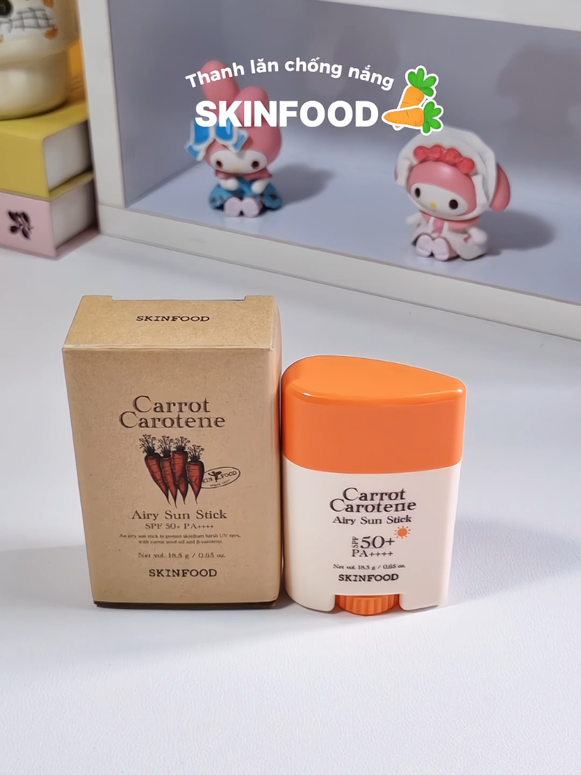 Thanh lăn chống nắng Skinfood 🥕🥕 #kbeauty #skinfoodvn #goclamdep #skinfood_global @skinfood_global 