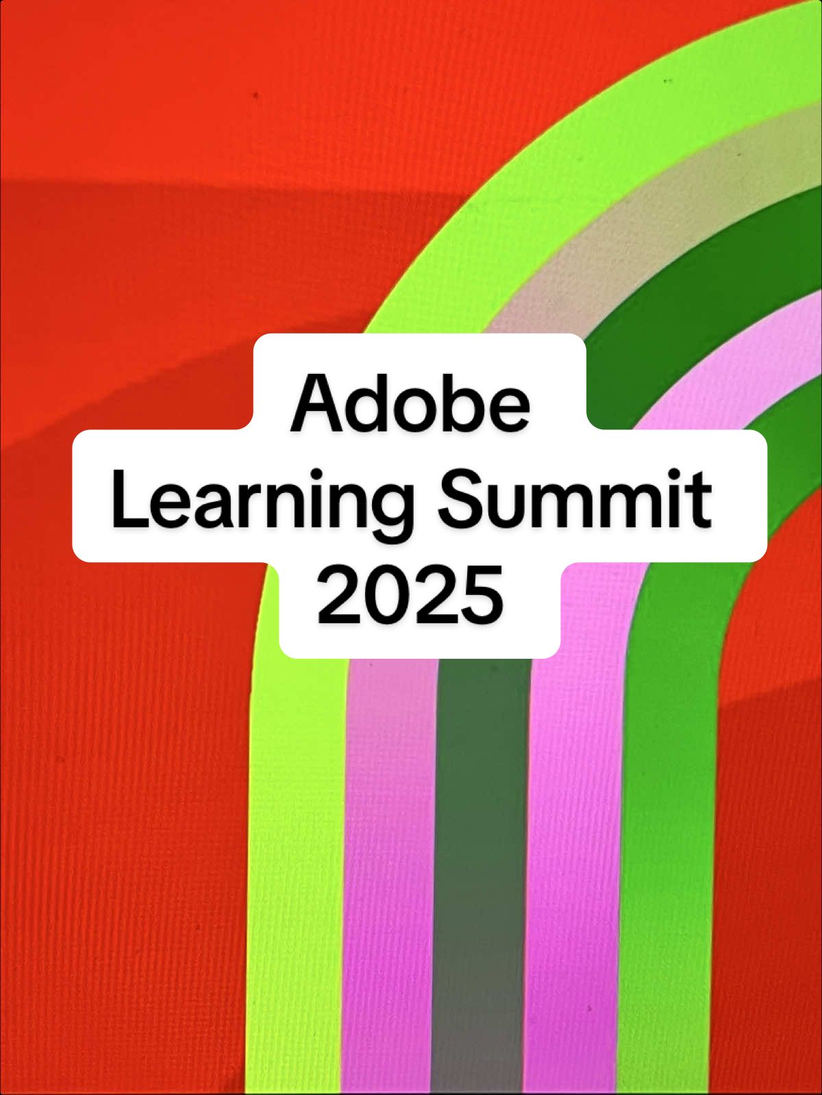 Come with me to the Adobe Learning Summit  Explore the top trends in Learning and Design. #learning #design #graphicdesign #adobelearningsummit #adobe @Adobe @Adobe Design @Adobe Express @Adobe Acrobat 