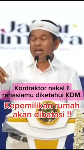 Kontraktor jangan coba coba nipu proyek di Jabar ! #humasjabar #dedimulyadi #kdm #kontraktor #perumahan 
