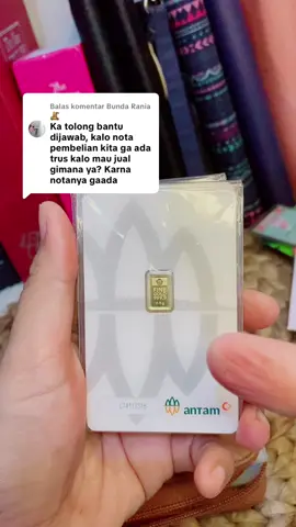 Membalas @Bunda Rania 🧸ིྀ  tanpa nota ttp bisa dijual kok kak🥰 #antam #fy 
