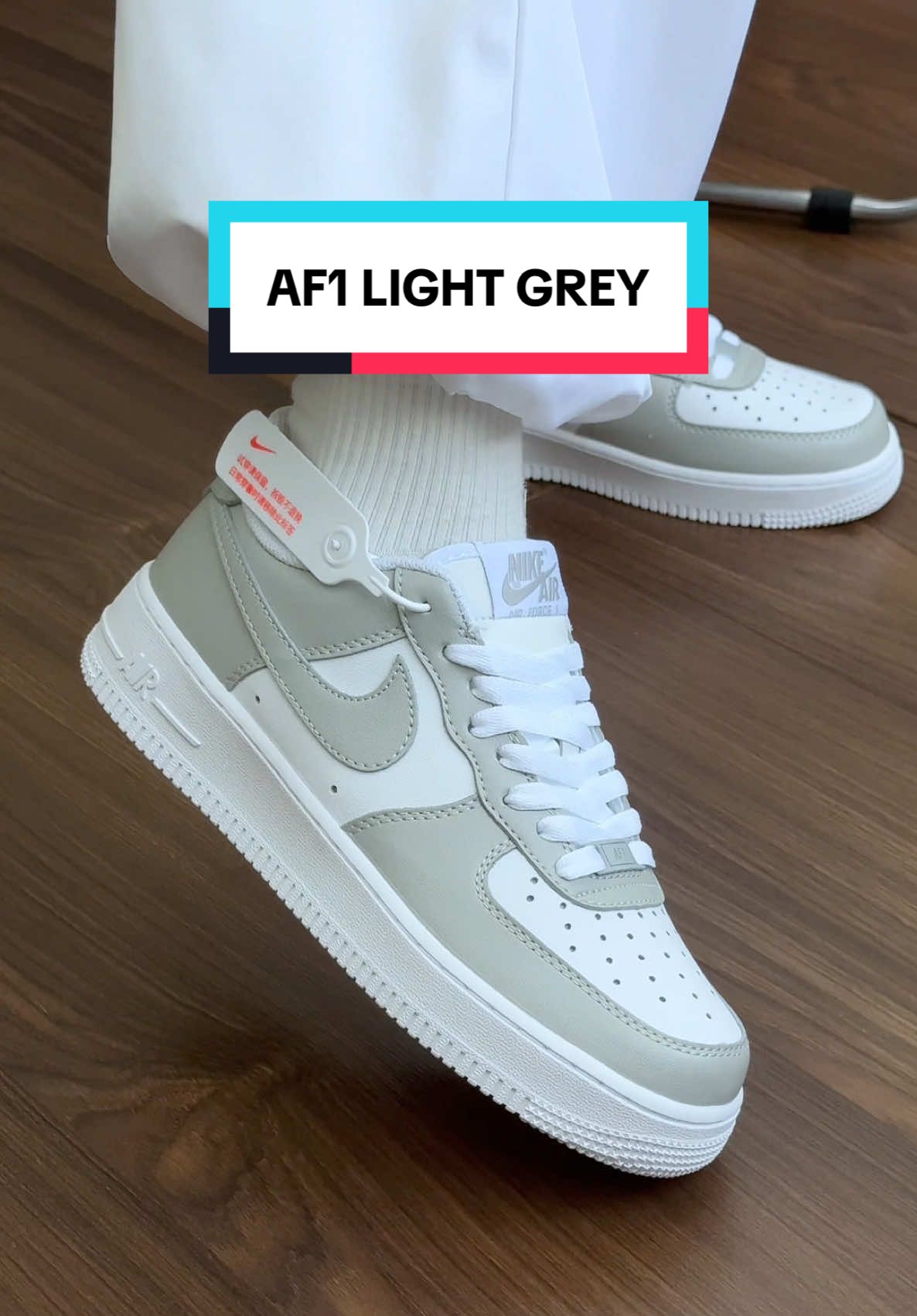 AF1 LIGHT GREY #af1 #sneaker #sneakerlagiay #fyp #viral 