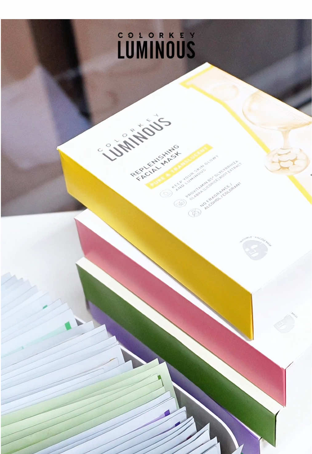 ผิวใสขึ้นทุกครั้งที่ใช้ ✨ จนต้องมีติดบ้านตลอด! Luminous มาสก์ตัวเด็ดที่ยอมตุน 💖 #Luminous #COLORKEYFacialMask #COLORKEYLuminousHydratingFaceMask  #COLORKEYLuminousNourishingFaceMask #COLORKEYLuminousReplenshingFaceMask 