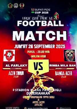 Partai Pembuka, Open Turnamen Spektakuler Piala Bupati Pidie @alfarlakyofficial @rimbamilaban  #masukberanda #tarkam #tarkamsepakbola #tarkamfootball #Soccer 