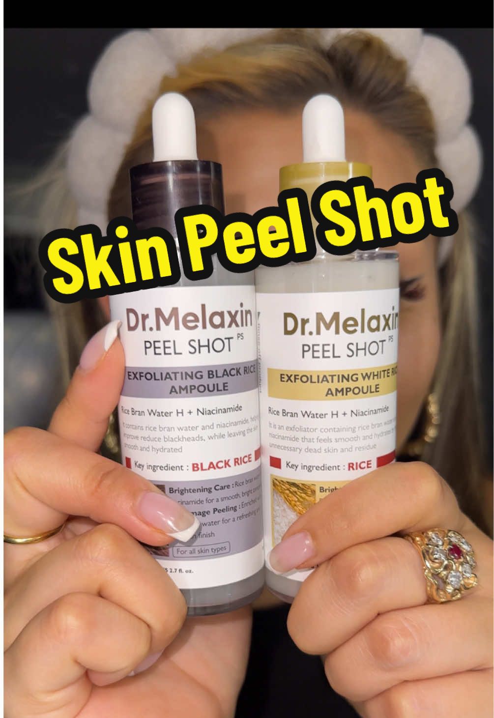Exfoliating skin peel MAGIC @Dr Melaxin Official  #peelshot #drmelaxin #skincare #tiktokshopcreatorpicks #ttsbeautybesties 