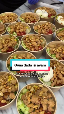 Tak guna frozen chicken popcorn.  Pre-Order sini: 012-4479727  Cuti: Jumaat & Sabtu/ hari terpilih  Tempat: Jalan Langgar Alor Setar #saladsemangkokbycikadah #saladbowl #salad #menudiet 
