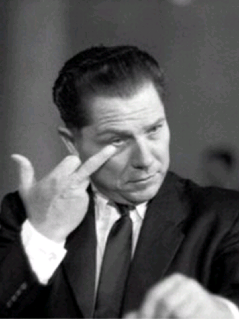 the teamster hearings in a nutshell #rfk#hoffa#union#rickandmorty 