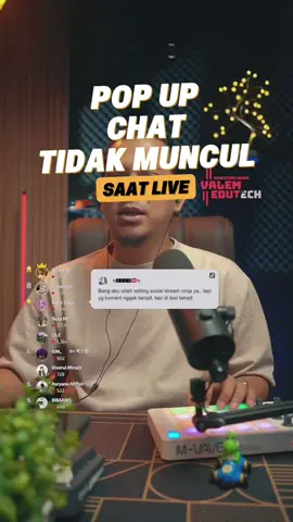 Replying to @Mom AZ CHAT POP UP OVERLAY TIDAK MUNCUL PADA SAAT LIVE STREAMING. #popupchat #chatoverlay #onlinestreamninja #tutorial #valemedutech 