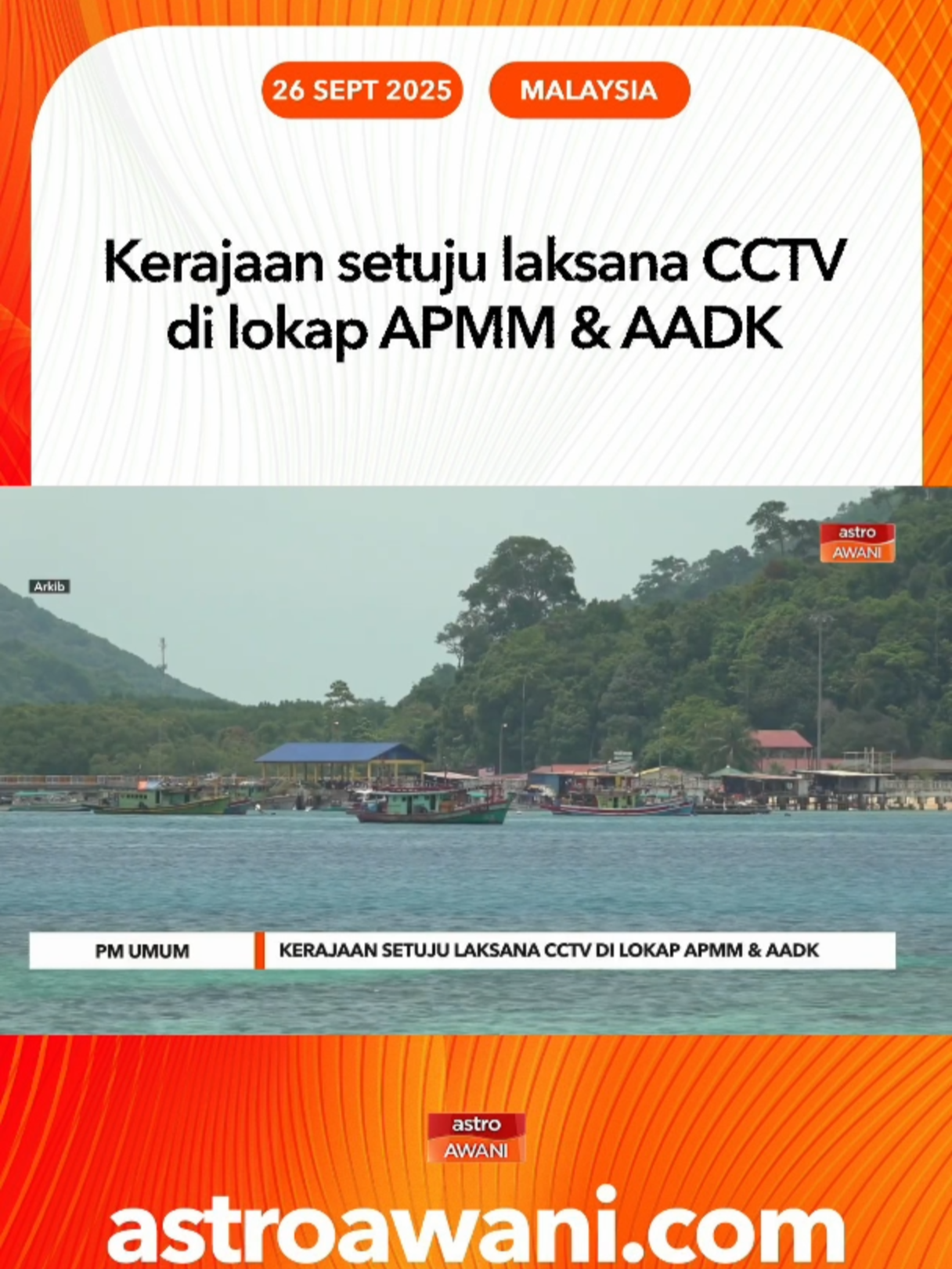 Perdana Menteri, Datuk Seri Anwar Ibrahim mengumumkan persetujuan kerajaan untuk melaksanakan sistem televisyen litar tertutup (CCTV) berteknologi tinggi di pusat tahanan Agensi Penguatkuasaan Maritim Malaysia (APMM) dan lokap Agensi Antidadah Kebangsaan (AADK) seluruh negara. #AWANInews