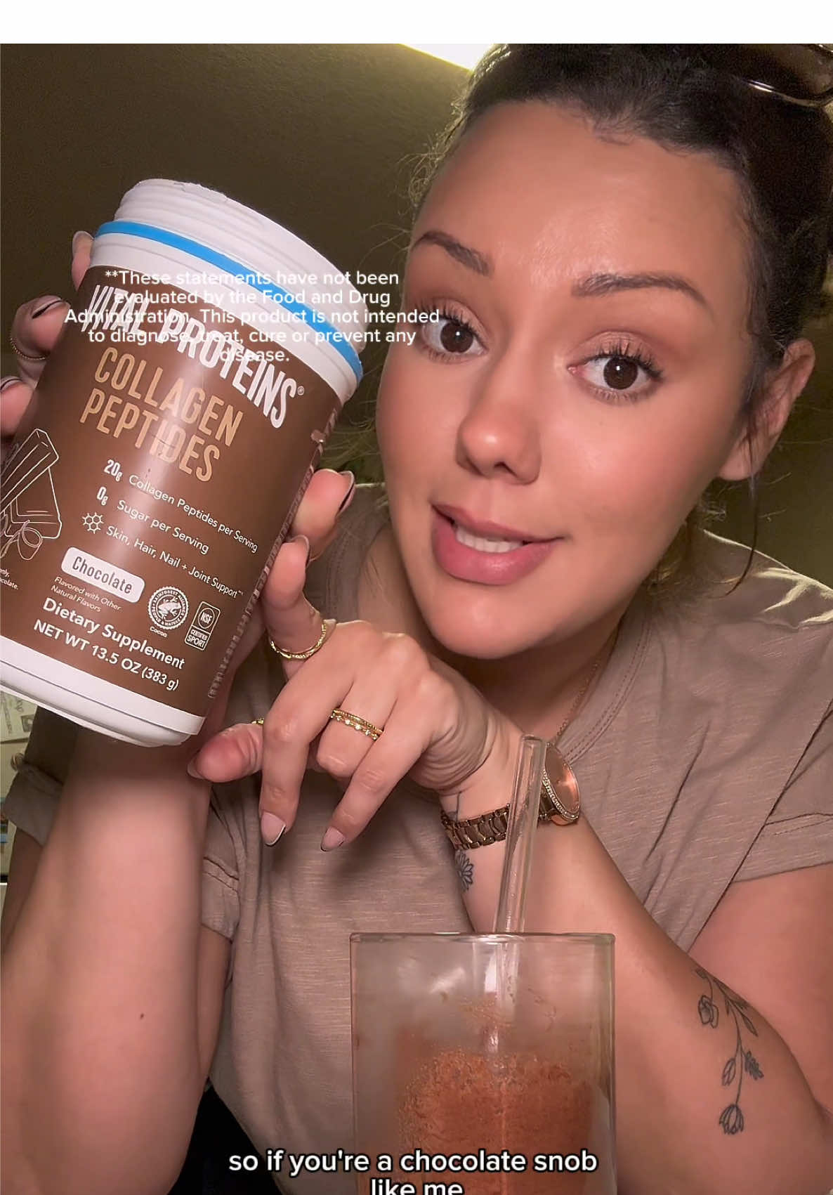 Easiest way to get in collagen peptides !! #VitalPartner @Vital Proteins Shop **These statements have not been evaluated by the Food and Drug Administration. This product is not intended to diagnose, treat, cure or prevent any disease. 