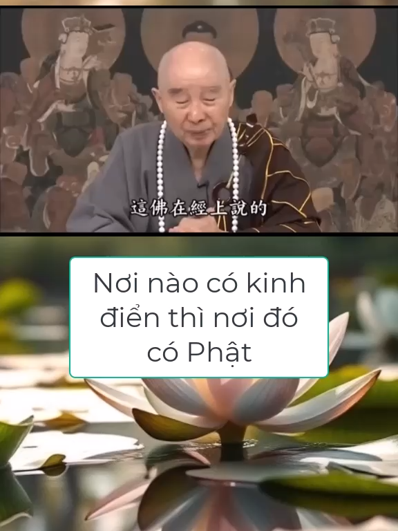 Nơi nào có kinh điển thì nơi đó có Phật